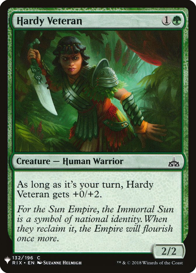 Hardy Veteran [Mystery Booster] | Jomio and Rueliete's Cards and Comics