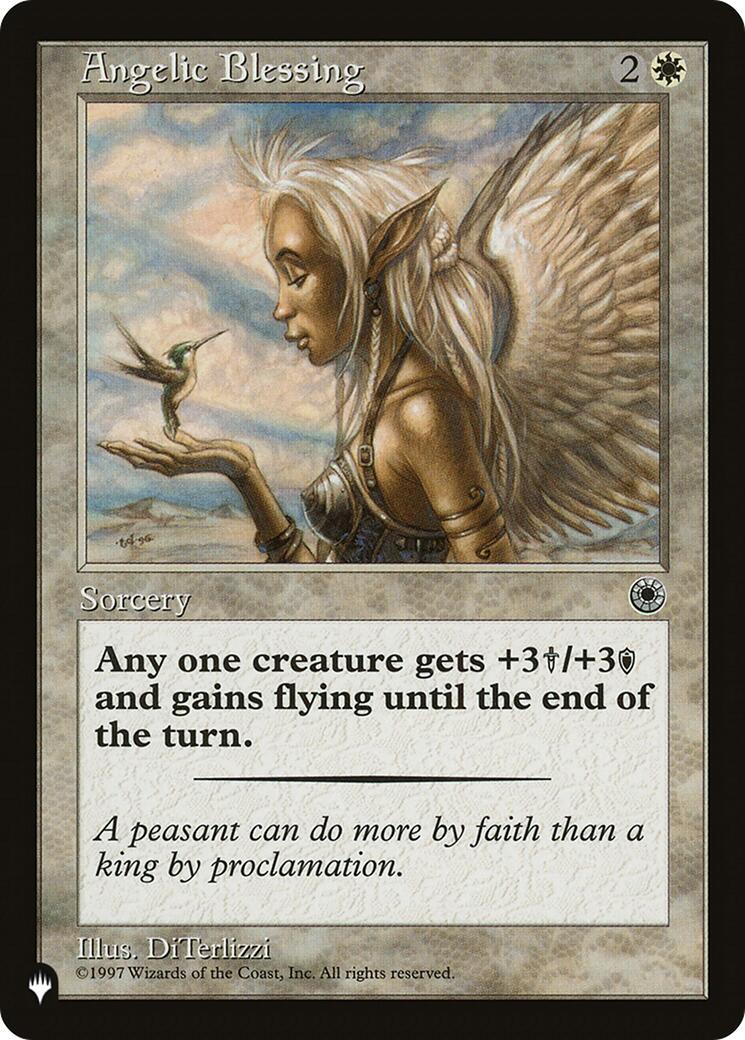 Angelic Blessing [The List] | Jomio and Rueliete's Cards and Comics