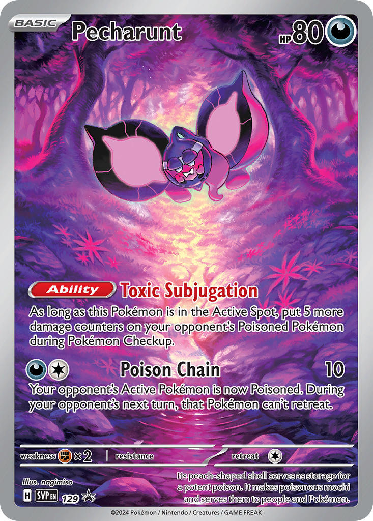 Pecharunt (129) [Scarlet & Violet: Black Star Promos] | Jomio and Rueliete's Cards and Comics