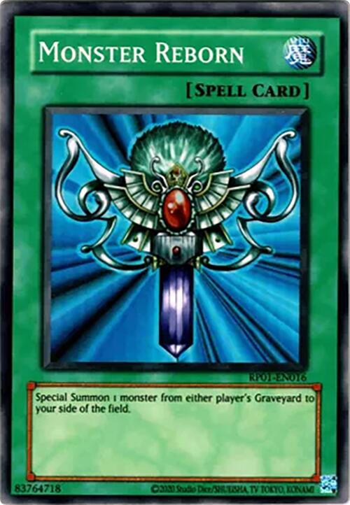 Monster Reborn [RP01-EN016] Super Rare | Jomio and Rueliete's Cards and Comics
