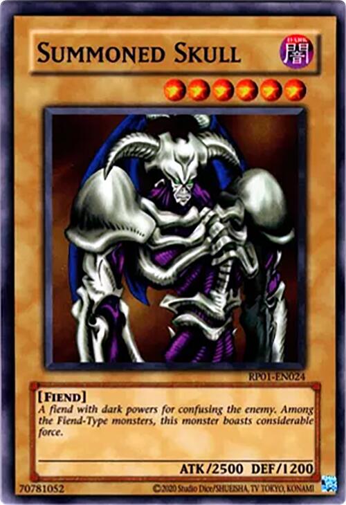 Summoned Skull [RP01-EN024] Super Rare | Jomio and Rueliete's Cards and Comics