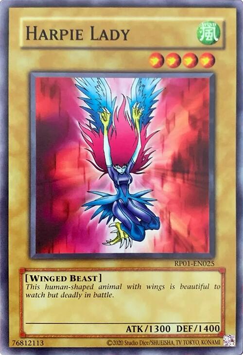 Harpie Lady [RP01-EN025] Common | Jomio and Rueliete's Cards and Comics