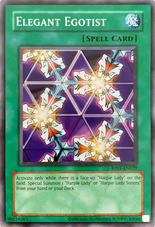 Elegant Egotist [RP01-EN029] Common | Jomio and Rueliete's Cards and Comics