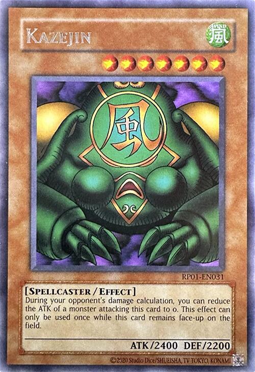 Kazejin [RP01-EN031] Rare | Jomio and Rueliete's Cards and Comics