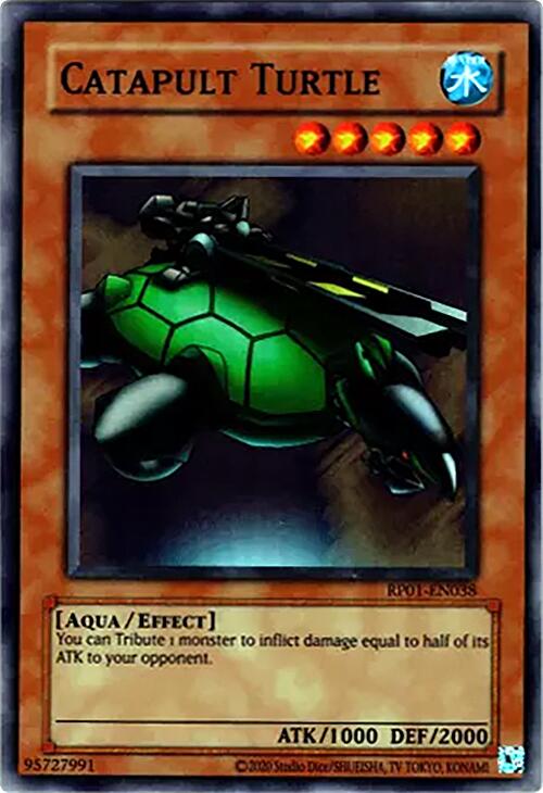 Catapult Turtle [RP01-EN038] Super Rare | Jomio and Rueliete's Cards and Comics