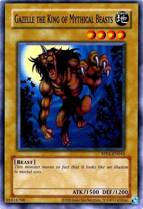 Gazelle the King of Mythical Beasts [RP01-EN043] Common | Jomio and Rueliete's Cards and Comics