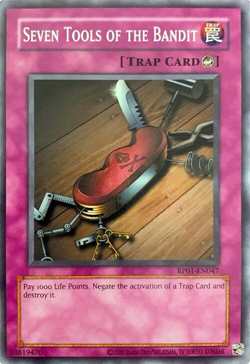 Seven Tools of the Bandit [RP01-EN047] Common | Jomio and Rueliete's Cards and Comics