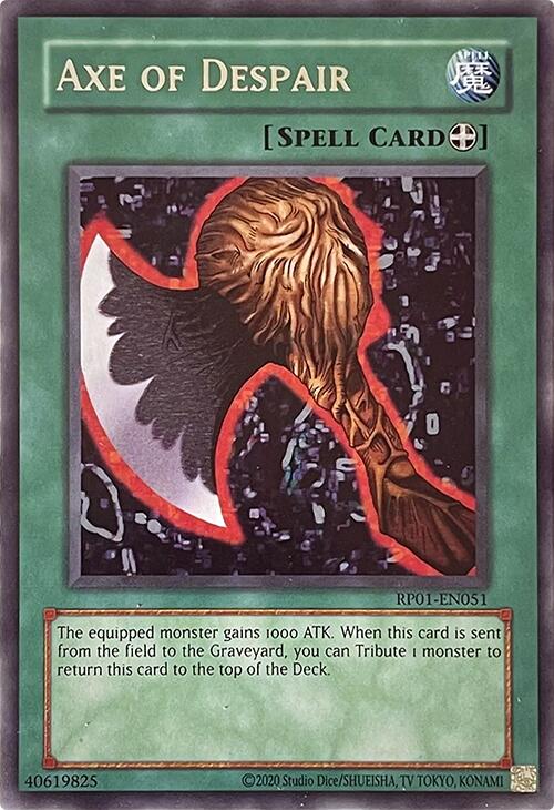 Axe of Despair [RP01-EN051] Rare | Jomio and Rueliete's Cards and Comics
