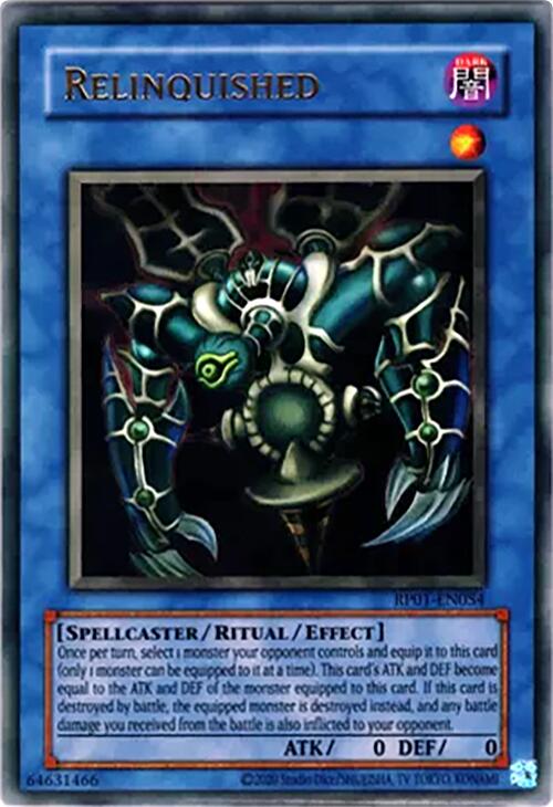 Relinquished [RP01-EN054] Ultra Rare | Jomio and Rueliete's Cards and Comics
