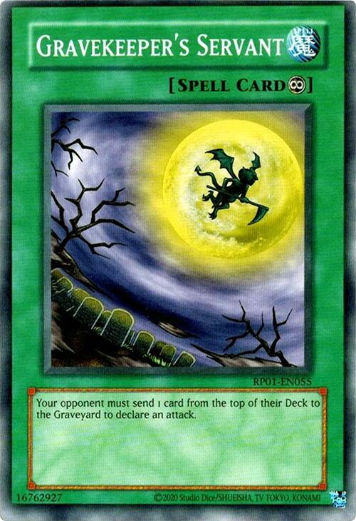 Gravekeeper's Servant [RP01-EN055] Common | Jomio and Rueliete's Cards and Comics
