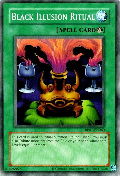 Black Illusion Ritual [RP01-EN060] Common | Jomio and Rueliete's Cards and Comics