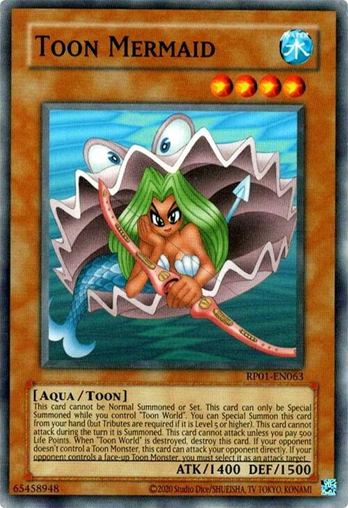 Toon Mermaid [RP01-EN063] Common | Jomio and Rueliete's Cards and Comics