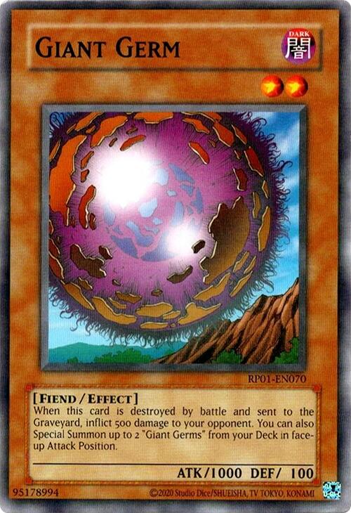 Giant Germ [RP01-EN070] Common | Jomio and Rueliete's Cards and Comics