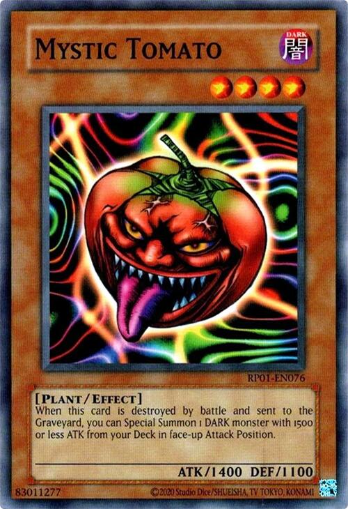 Mystic Tomato [RP01-EN076] Common | Jomio and Rueliete's Cards and Comics
