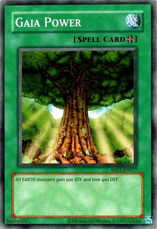 Gaia Power [RP01-EN077] Common | Jomio and Rueliete's Cards and Comics