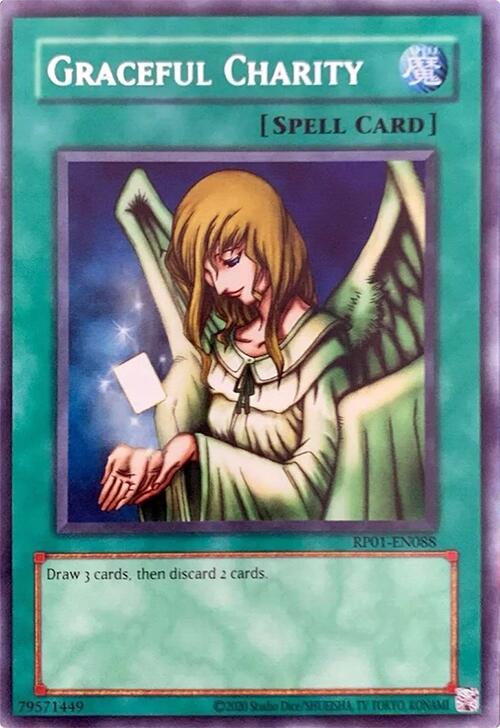 Graceful Charity [RP01-EN088] Rare | Jomio and Rueliete's Cards and Comics