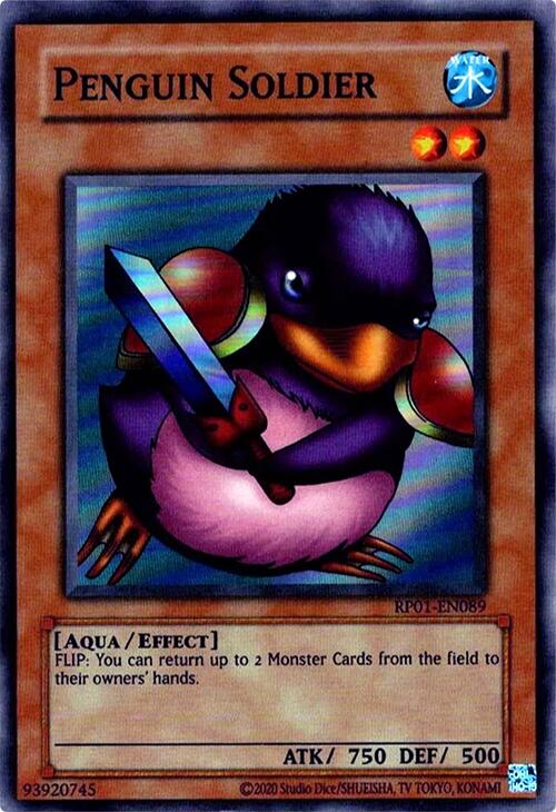 Penguin Soldier [RP01-EN089] Super Rare | Jomio and Rueliete's Cards and Comics