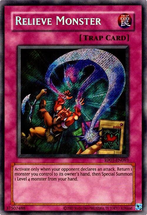 Relieve Monster [RP01-EN093] Secret Rare | Jomio and Rueliete's Cards and Comics