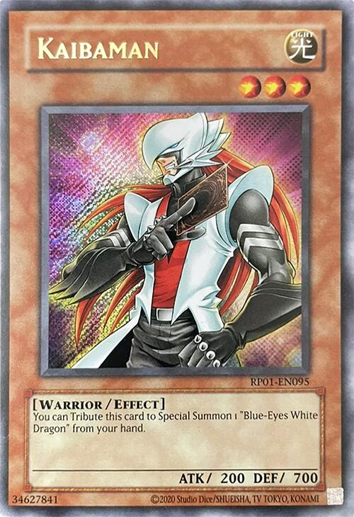 Kaibaman [RP01-EN095] Secret Rare | Jomio and Rueliete's Cards and Comics
