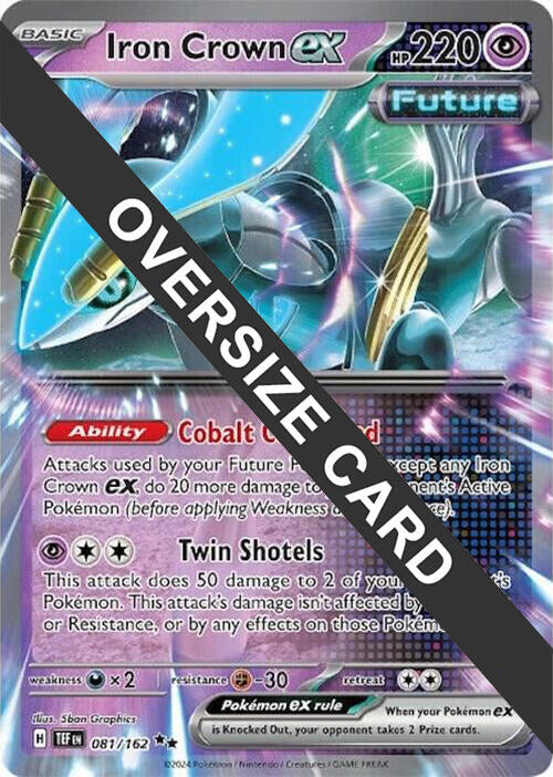 Iron Crown ex (081) (Jumbo Card) [Scarlet & Violet: Black Star Promos] | Jomio and Rueliete's Cards and Comics