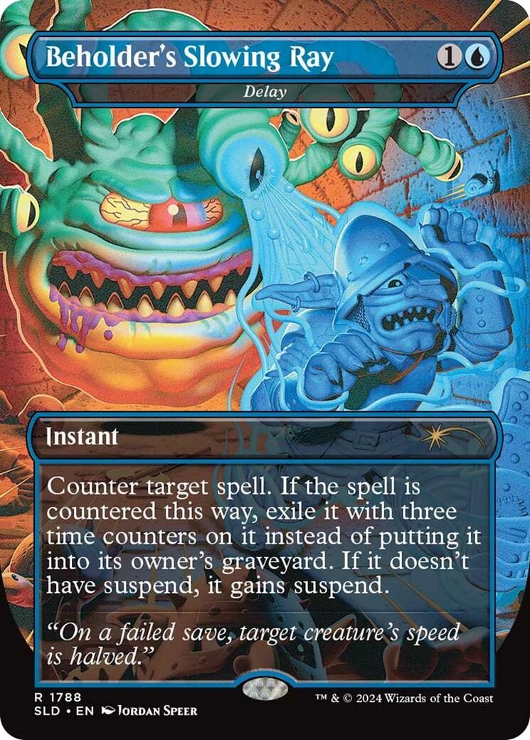 Beholder's Slowing Ray - Delay [Secret Lair Drop Series] | Jomio and Rueliete's Cards and Comics