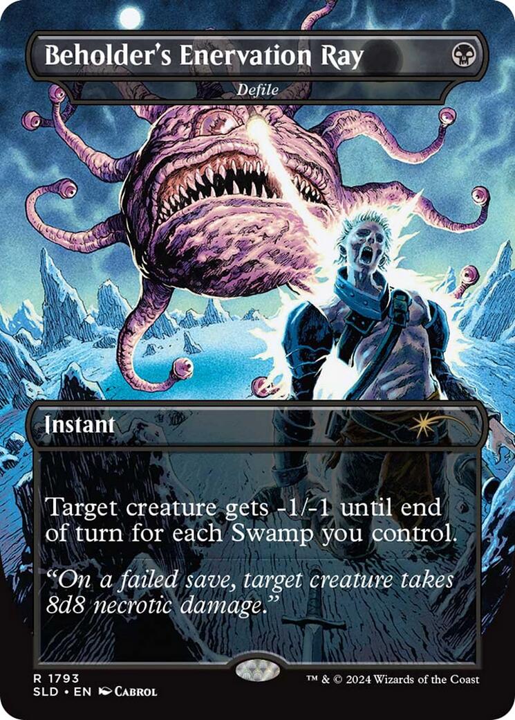Beholder's Enervation Ray - Defile [Secret Lair Drop Series] | Jomio and Rueliete's Cards and Comics