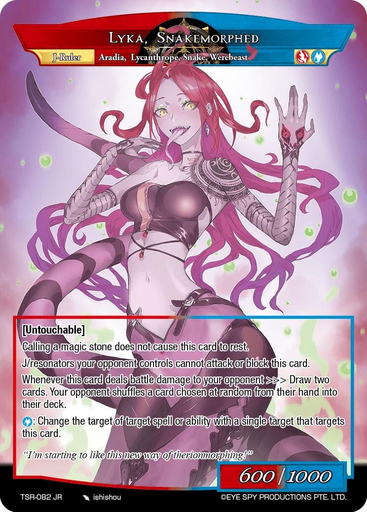 Lyka, Snakemorphed (TSR-082 JR) [The Battle at the Sacred Ruins] | Jomio and Rueliete's Cards and Comics