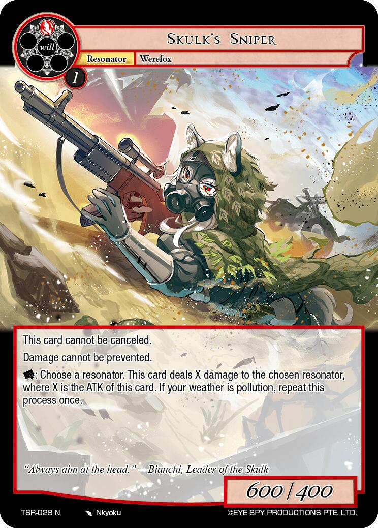Skulk's Sniper (TSR-028 N) [The Battle at the Sacred Ruins] | Jomio and Rueliete's Cards and Comics