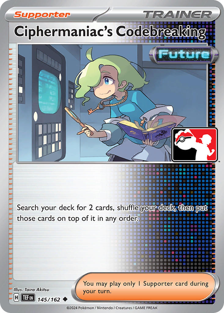 Ciphermaniac's Codebreaking (145/162) [Prize Pack Series Five] | Jomio and Rueliete's Cards and Comics