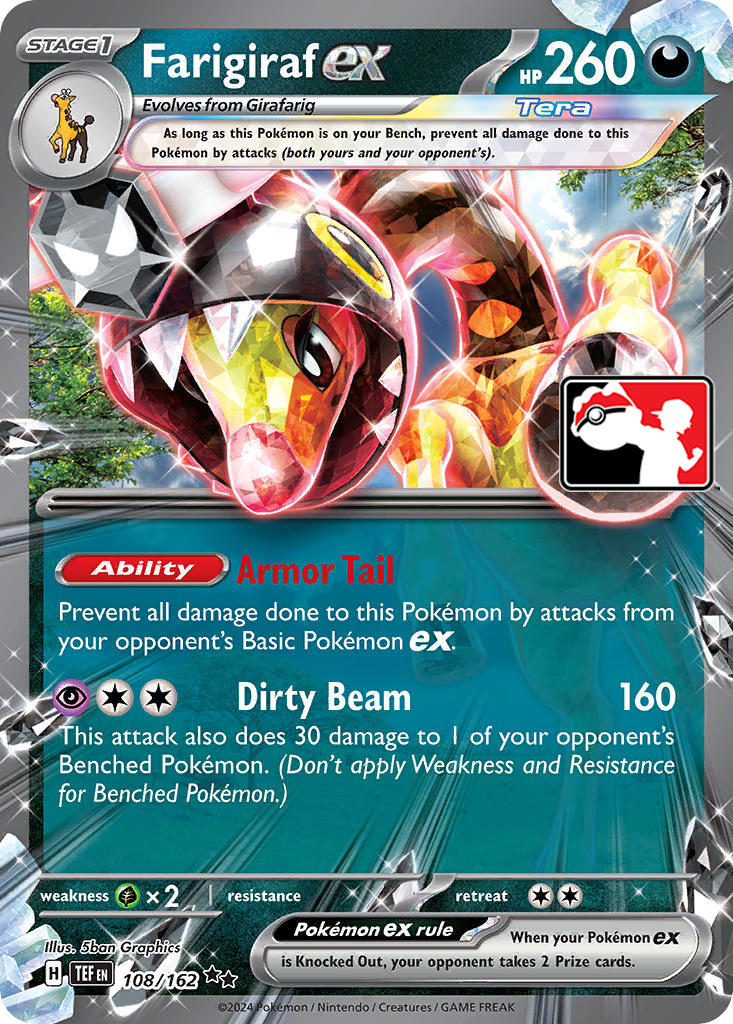Farigiraf ex (108/162) [Prize Pack Series Five] | Jomio and Rueliete's Cards and Comics