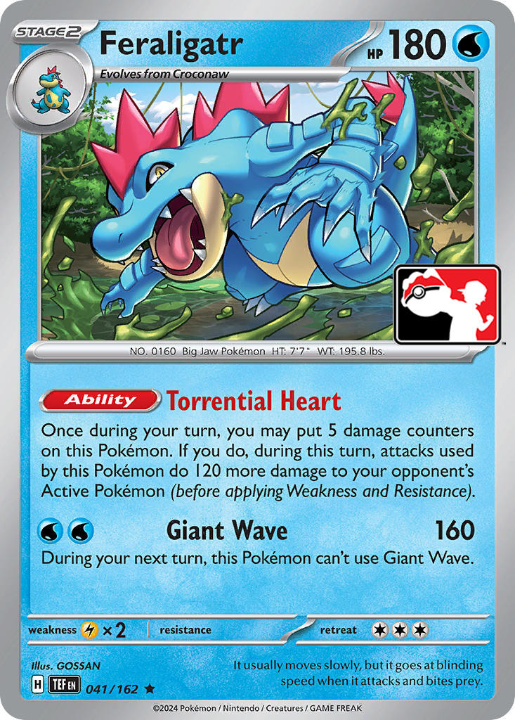 Feraligatr (041/162) [Prize Pack Series Five] | Jomio and Rueliete's Cards and Comics