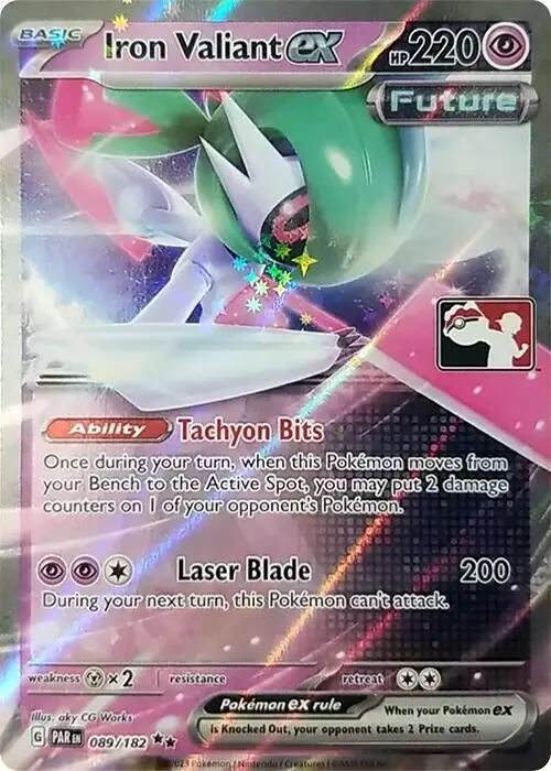 Iron Valiant ex (089/182) [Prize Pack Series Five] | Jomio and Rueliete's Cards and Comics