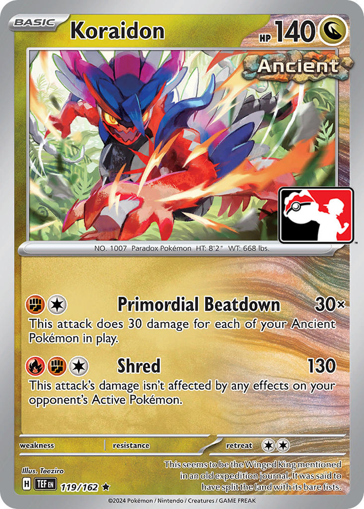 Koraidon (119/162) [Prize Pack Series Five] | Jomio and Rueliete's Cards and Comics