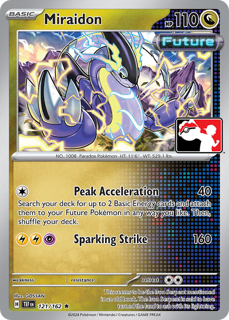 Miraidon (121/162) [Prize Pack Series Five] | Jomio and Rueliete's Cards and Comics