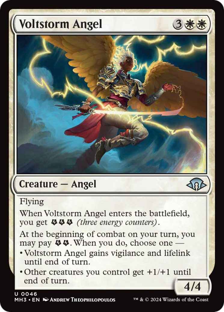 Voltstorm Angel [Modern Horizons 3] | Jomio and Rueliete's Cards and Comics