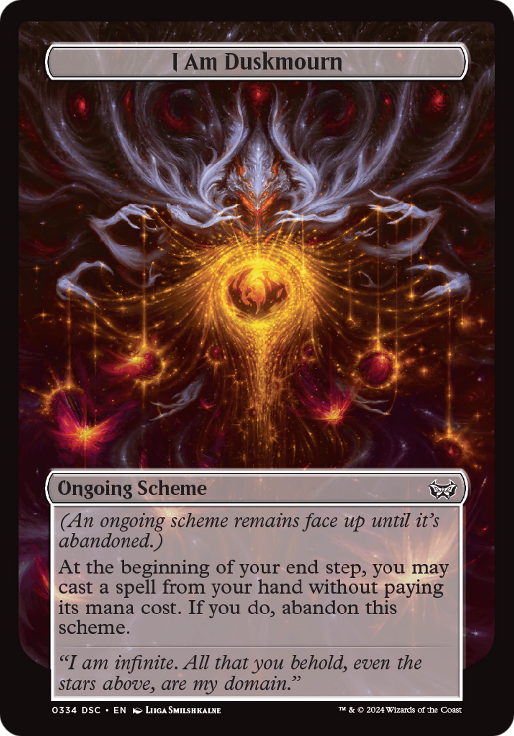 I Am Duskmourn (Full Art) [Duskmourn: Archenemy] | Jomio and Rueliete's Cards and Comics