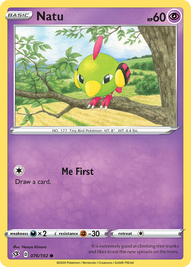 Natu (076/192) [Sword & Shield: Rebel Clash] | Jomio and Rueliete's Cards and Comics