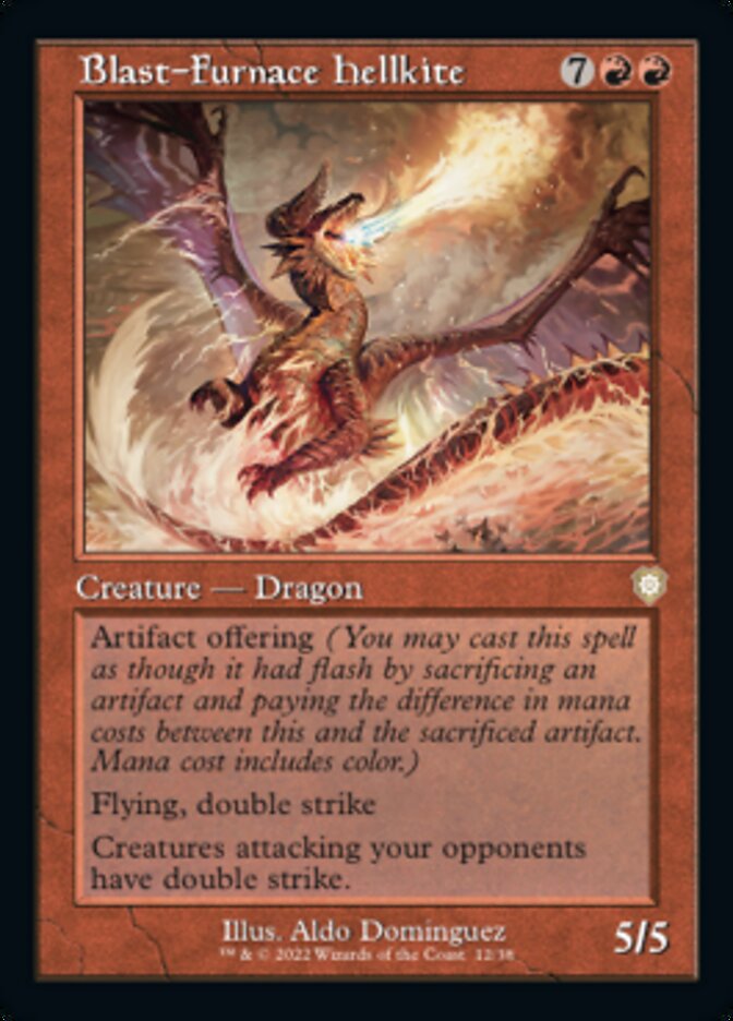 Blast-Furnace Hellkite (Retro) [The Brothers' War Commander] | Jomio and Rueliete's Cards and Comics