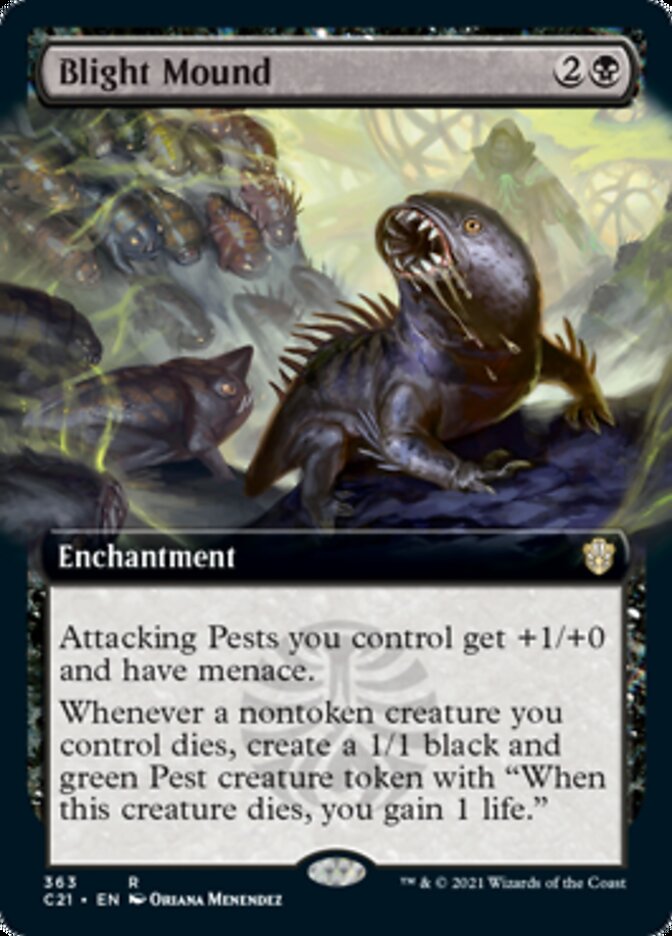 Blight Mound (Extended Art) [Commander 2021] | Jomio and Rueliete's Cards and Comics