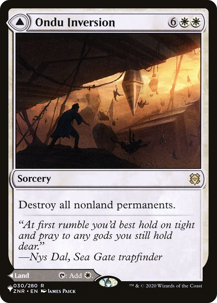 Ondu Inversion // Ondu Skyruins [Secret Lair: From Cute to Brute] | Jomio and Rueliete's Cards and Comics