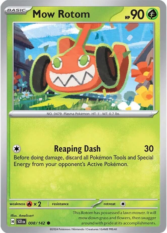 Mow Rotom (008/142) [Scarlet & Violet: Stellar Crown] | Jomio and Rueliete's Cards and Comics