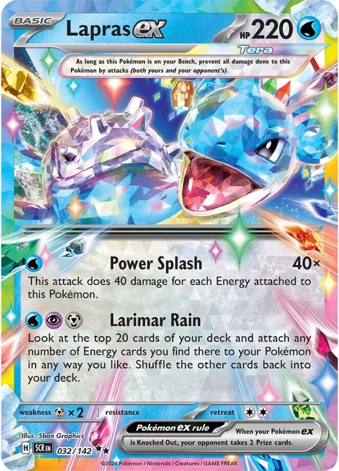 Lapras ex (032/142) [Scarlet & Violet: Stellar Crown] | Jomio and Rueliete's Cards and Comics