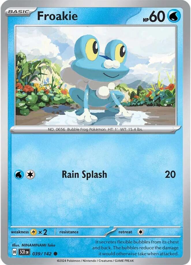 Froakie (039/142) [Scarlet & Violet: Stellar Crown] | Jomio and Rueliete's Cards and Comics