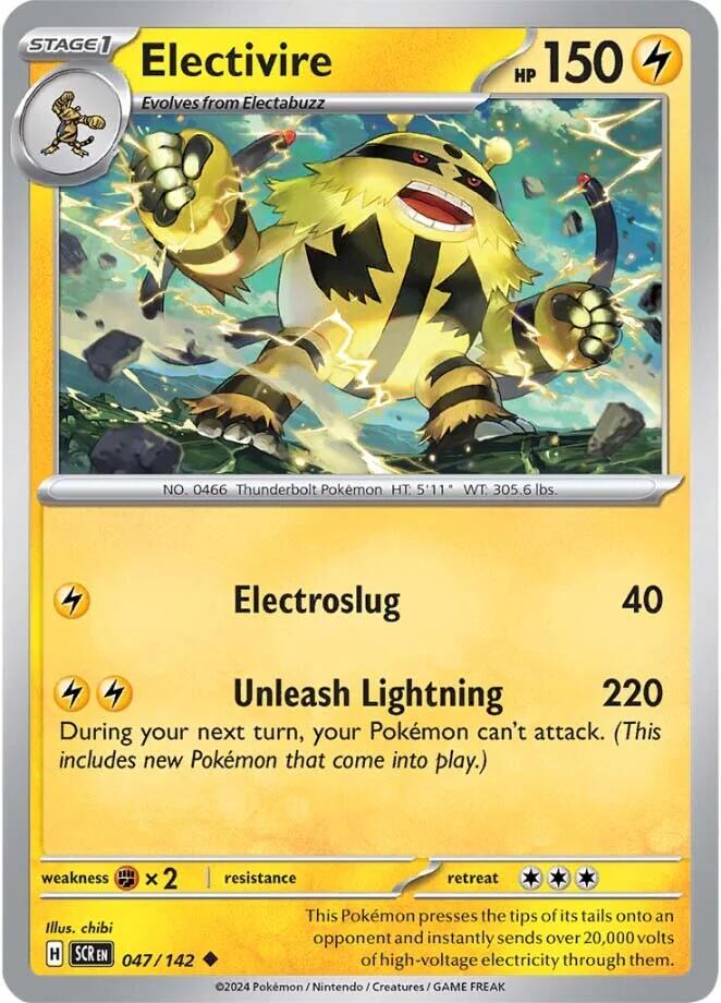 Electivire (047/142) [Scarlet & Violet: Stellar Crown] | Jomio and Rueliete's Cards and Comics