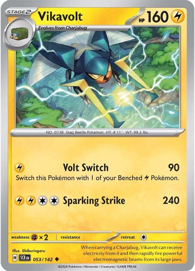 Vikavolt (053/142) [Scarlet & Violet: Stellar Crown] | Jomio and Rueliete's Cards and Comics