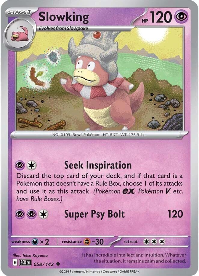 Slowking (058/142) [Scarlet & Violet: Stellar Crown] | Jomio and Rueliete's Cards and Comics