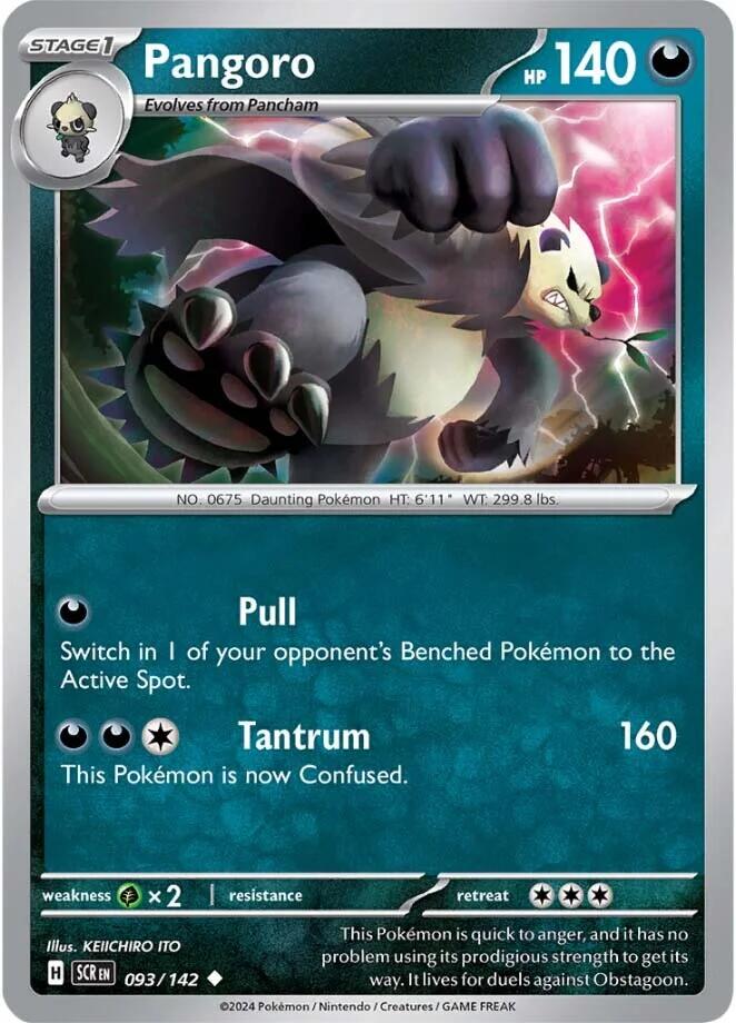 Pangoro (093/142) [Scarlet & Violet: Stellar Crown] | Jomio and Rueliete's Cards and Comics