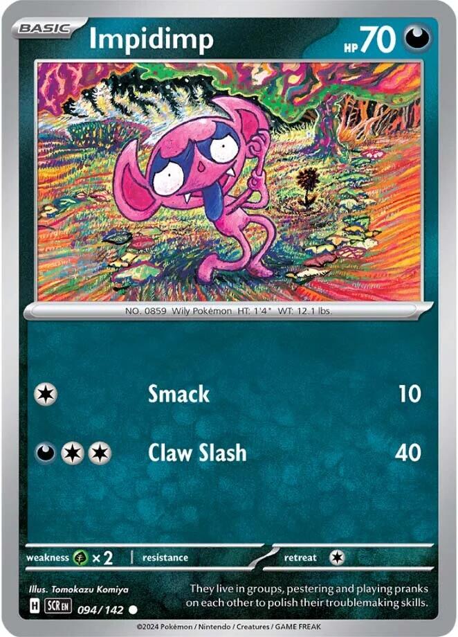 Impidimp (094/142) [Scarlet & Violet: Stellar Crown] | Jomio and Rueliete's Cards and Comics