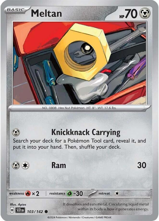 Meltan (103/142) [Scarlet & Violet: Stellar Crown] | Jomio and Rueliete's Cards and Comics