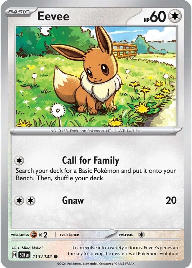 Eevee (113/142) [Scarlet & Violet: Stellar Crown] | Jomio and Rueliete's Cards and Comics